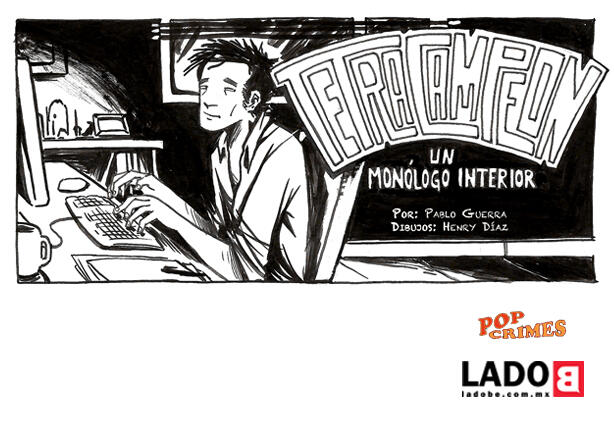 Comic, cómic, novela gráfica, graphic novel, Colombia, historieta, México, web, Henry Díaz, Pablo Guerra, medalla de oro, golden medal, premio internacional, ladobe, lado b, pop crimes.