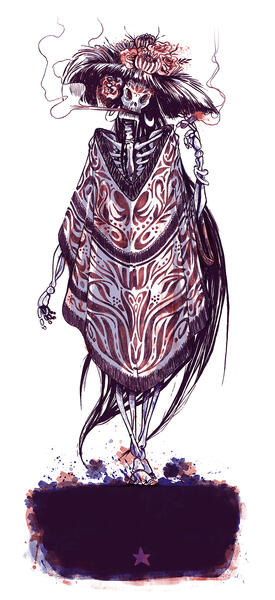 Personal work (prints and stamps on T-shirts)