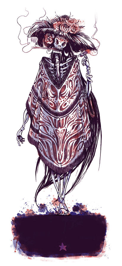 Personal work (prints and stamps on T-shirts)