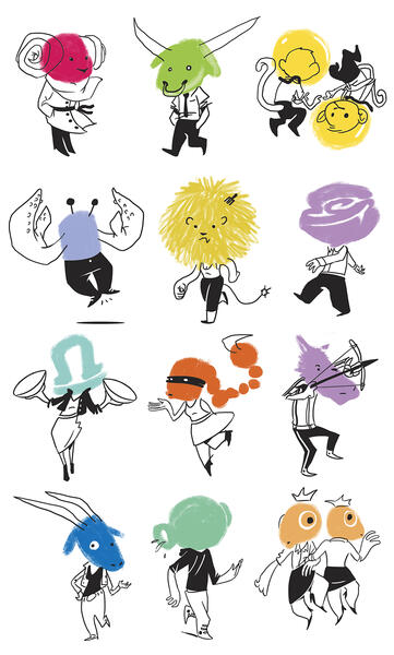 Zodiac for the newspaper El Tiempo 2017