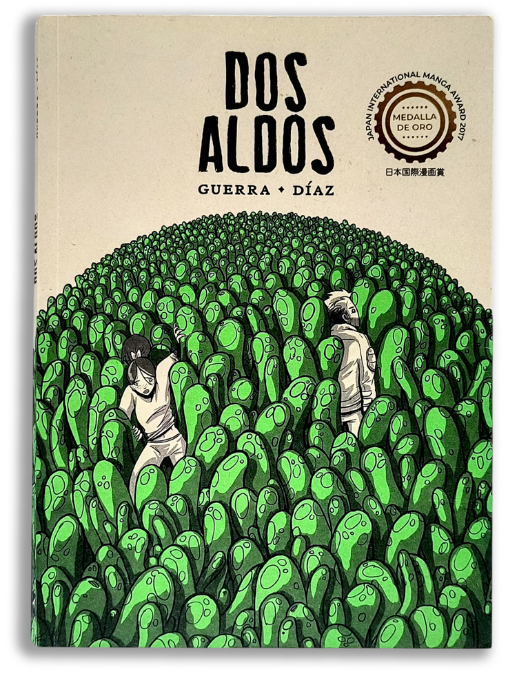 Cover artwork for the award-winning graphic novel Dos Aldos, illustrated by Henry Díaz.